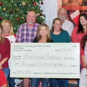 Backpack Coalition Donation - 2019